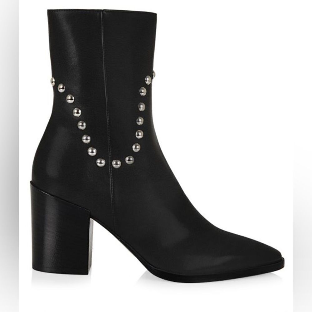 LA CANADIENNE Lisbon Leather Stud Boots